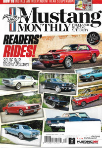 MUSTANG MONTHLY 2017 FEB - 30 READER'S RIDES, JAY LENO BOSS 429, FIBERGLASS PTS*
